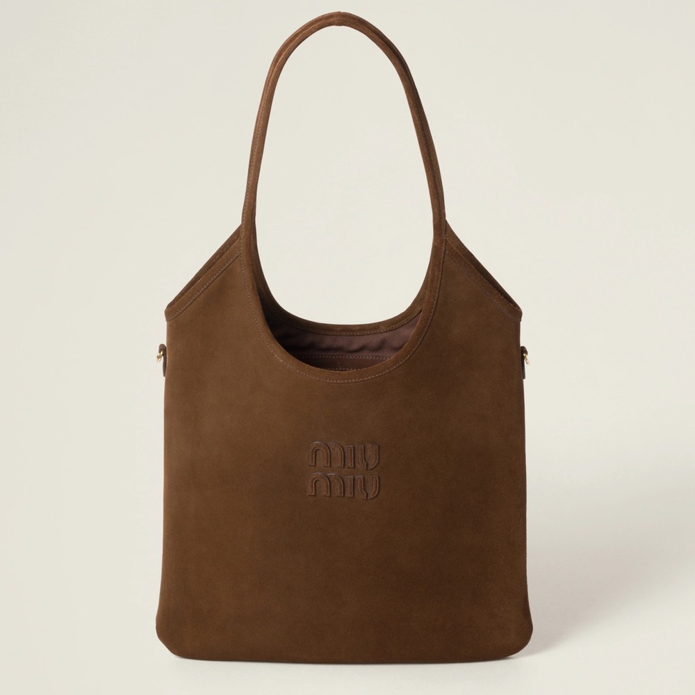 RARE Miu Miu Ivy Tote Suede